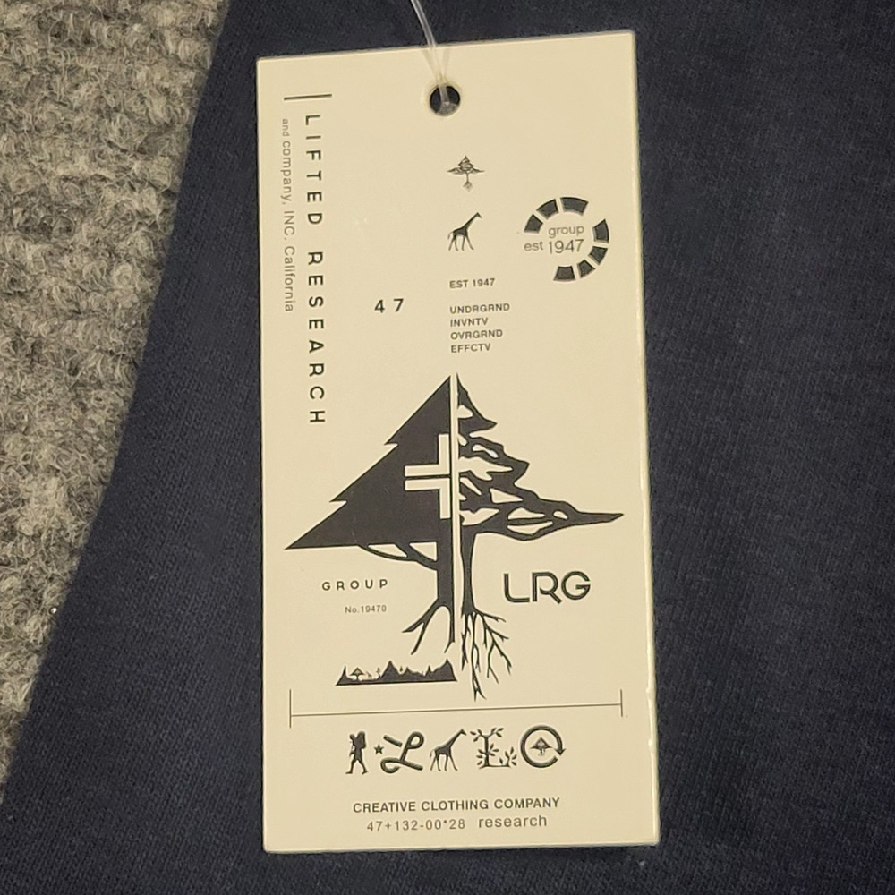 LRG Lifted Research Group "Double OG" Tree Stack Black T-Shirt Size Large - Picture 6 of 13